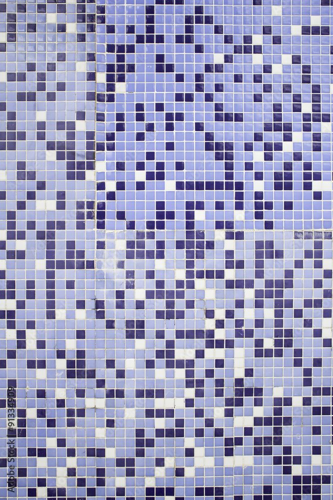 Blue tiles pool