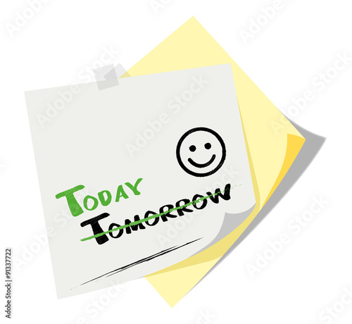 Post it | Notizzettel | Today Tomorrow | Scribble