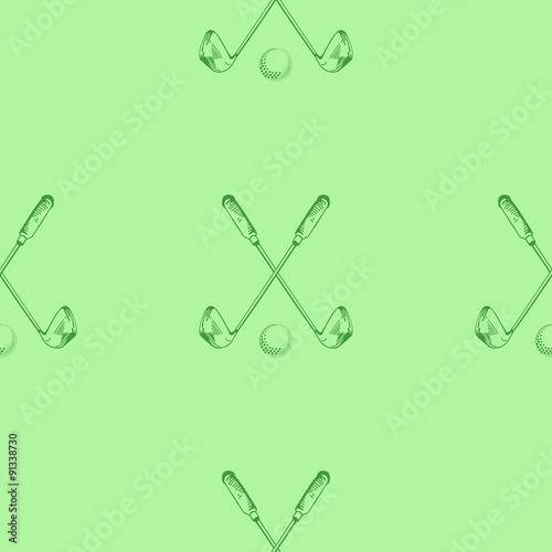 golf seamless pattern