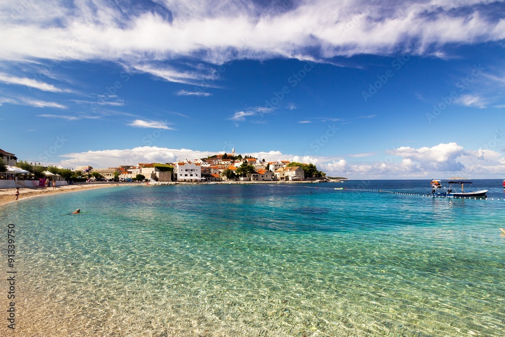 Adriatic Sea Town of Primosten Landscape, Croatia Adriatic Sea Town of Primosten Landscape, Croatia