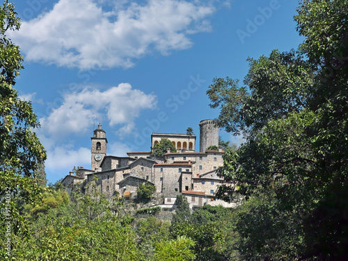 Bagnone in Lunigiana in summer. Popular with UK expats and as a holiday destination.