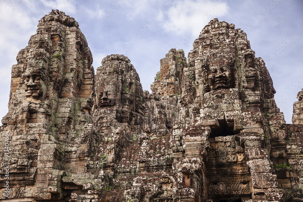 Towers Of The Bayon Temple