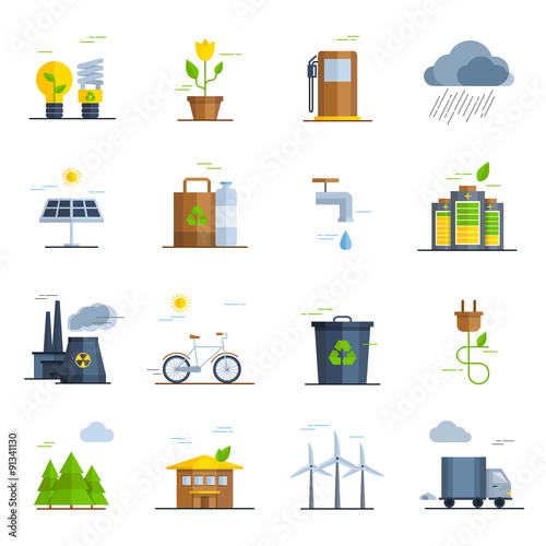 Ecology Icons Set
