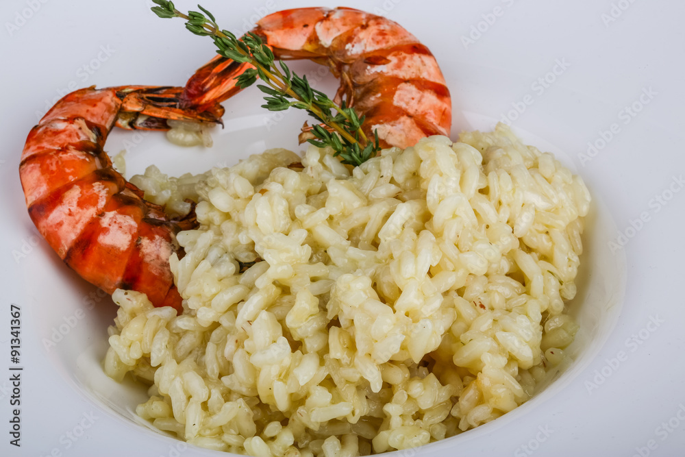 Risotto with prawn Risotto with prawn
