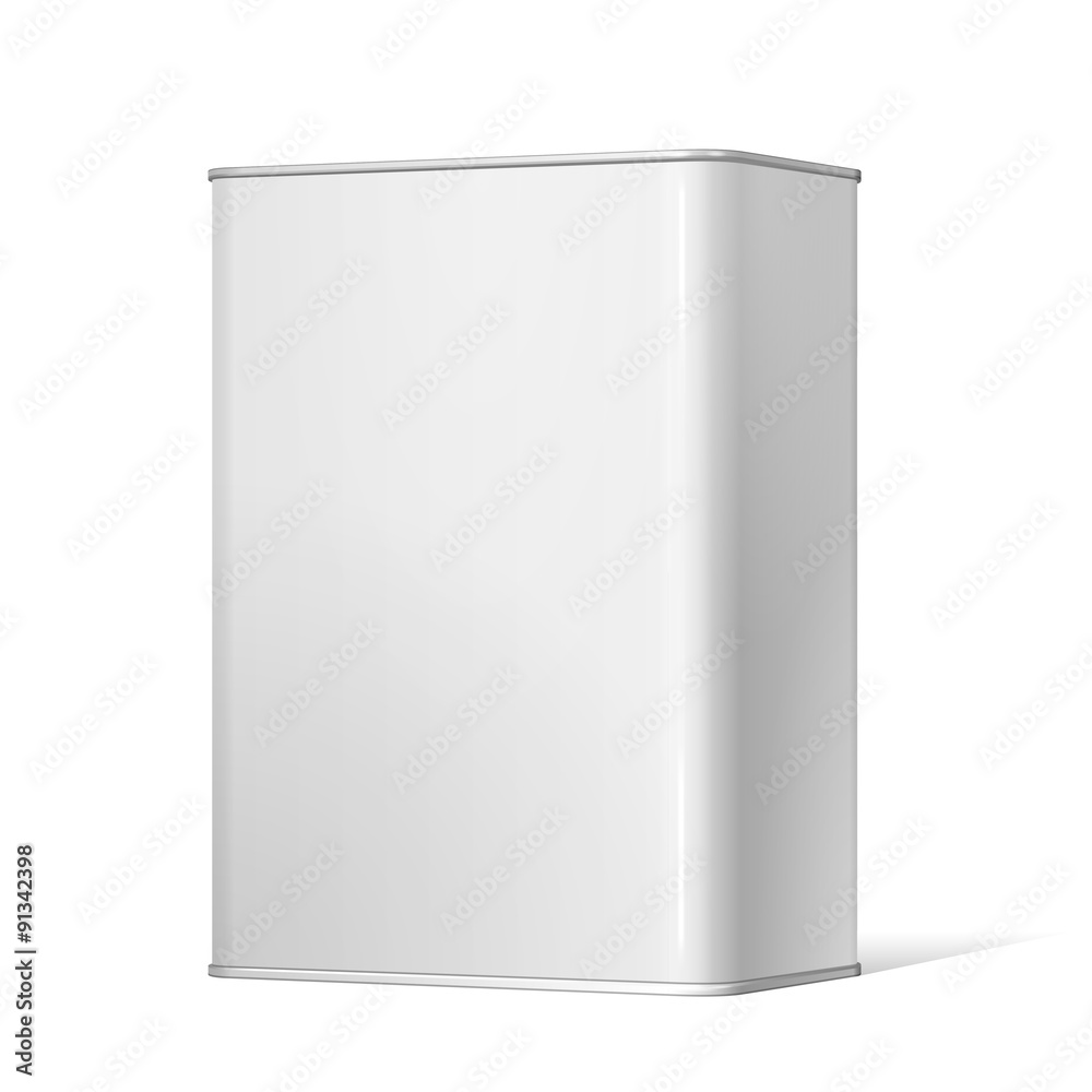 White Package metal Box