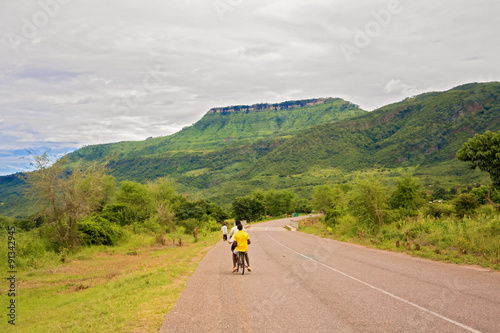 Road in Khondowe, Malawi