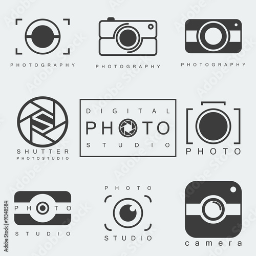 photography icon set