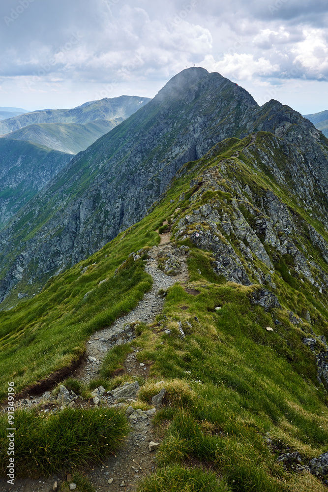 Obraz premium Mountaineous summer landscape