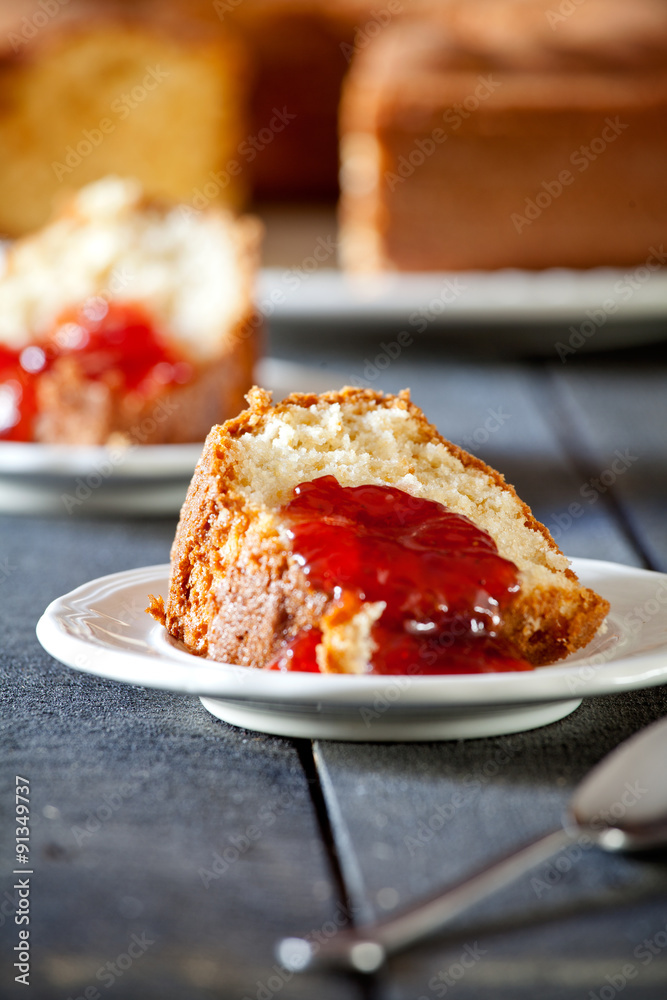 Cake With Strawberry
