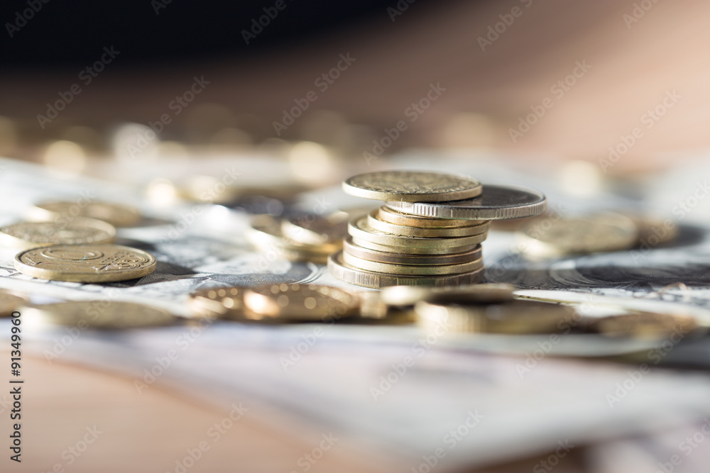 coins and dollars coins and dollars