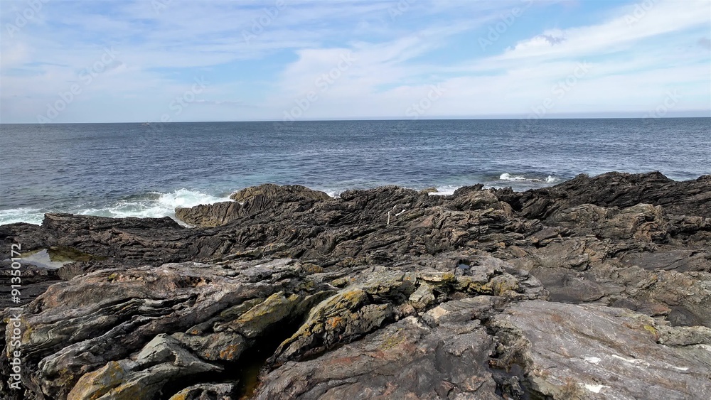 Scottish coast at Fraserburgh Scottish coast at Fraserburgh
