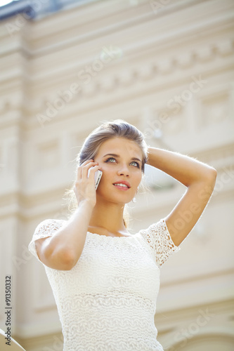 Portrait of a beautiful young lady out shopping