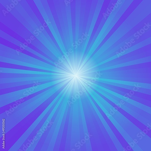 Blue rays background