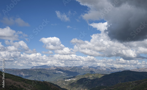 Hermosas vistas de la naturaleza en el valle del Genal, Málaga