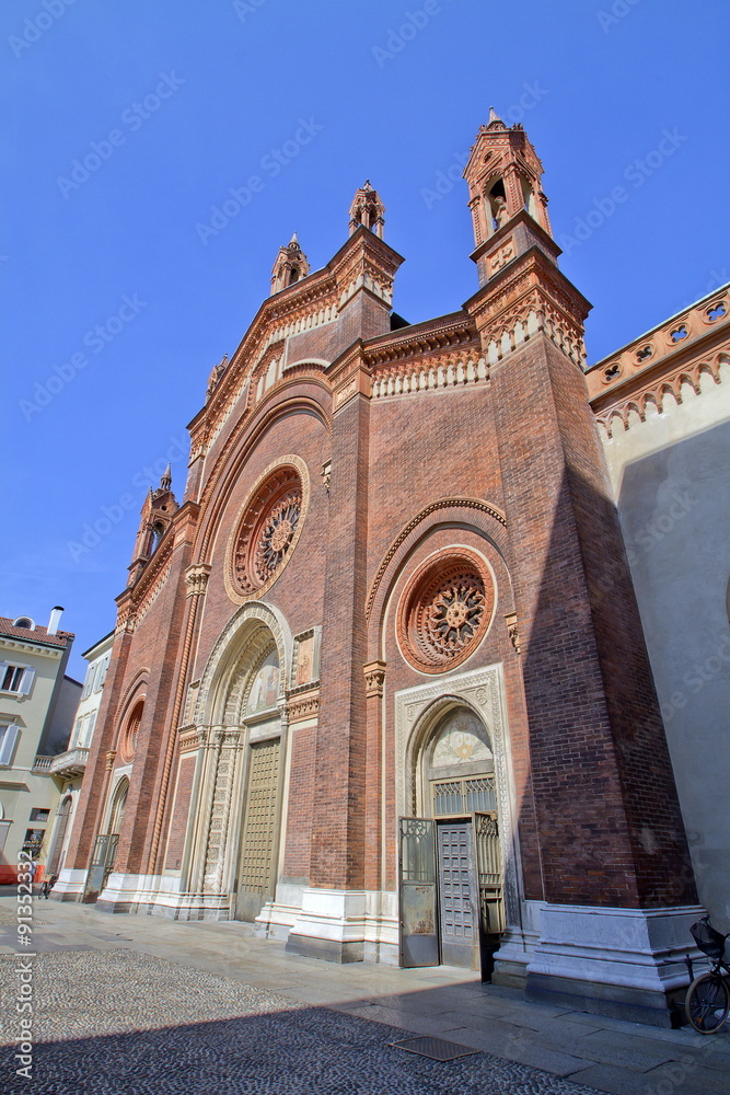 Fototapeta premium Milano chiesa di santa maria del carmine italy 
