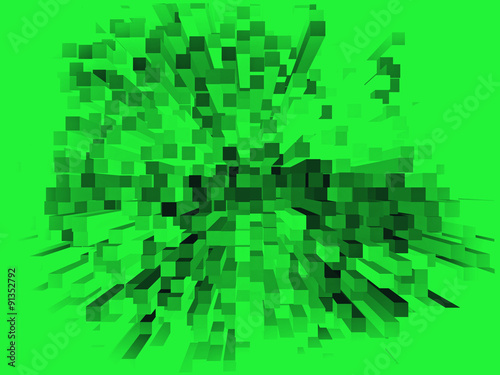 Multicolored grunge square shape geometric background.Digitally generated image.