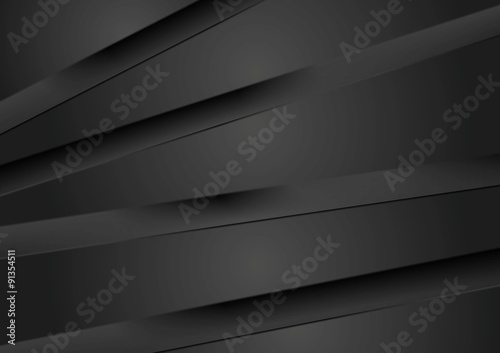 Abstract dark background with black stripes