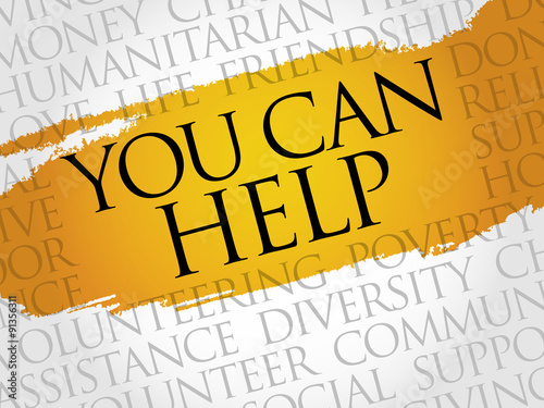 You can help word cloud concept