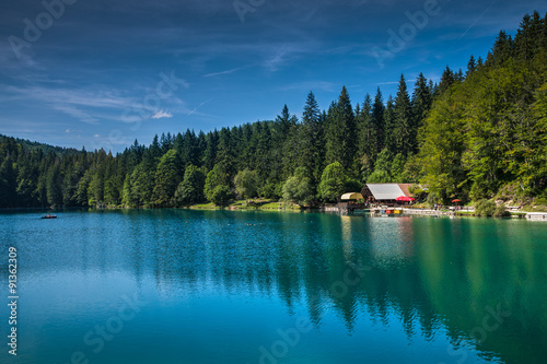 Lago Di Fusine - Mangart Lake in Summer