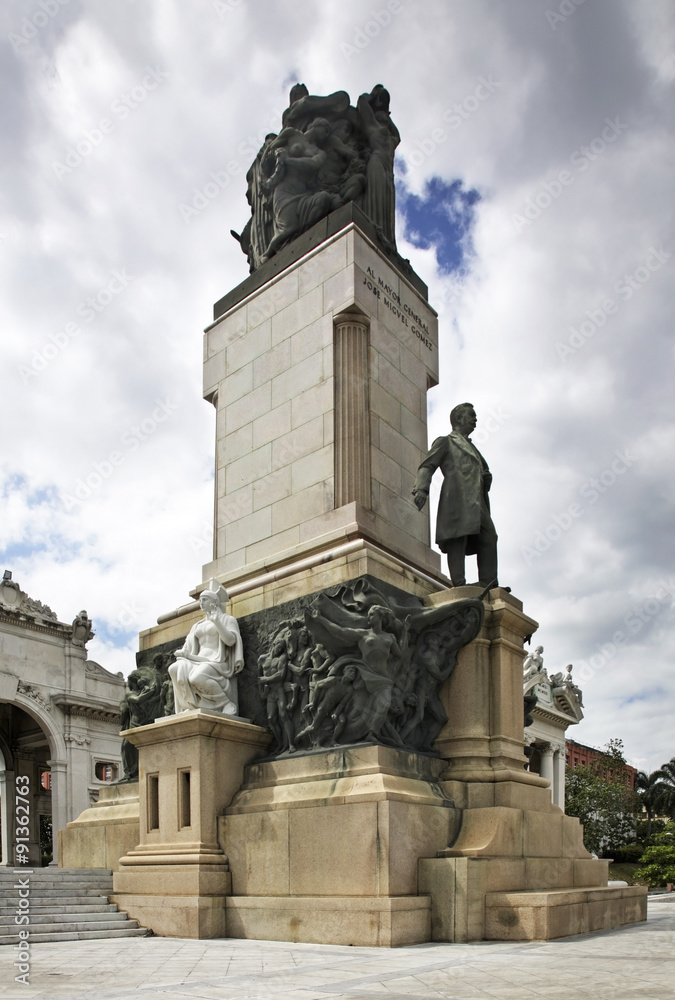 Monument to Jose Gomez in Havana. Cuba