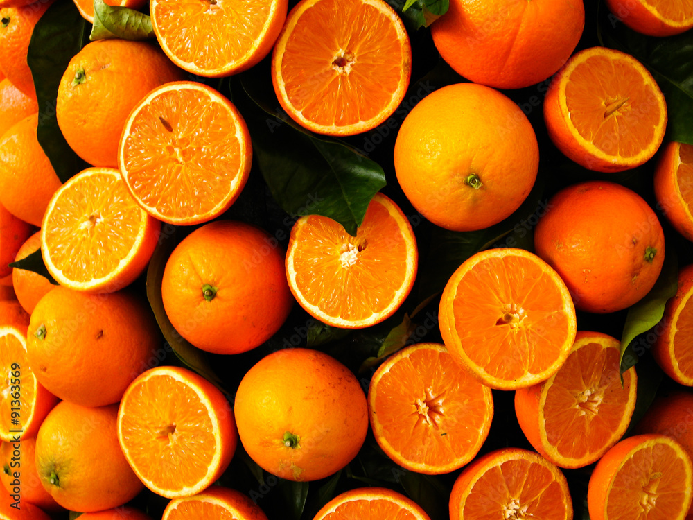 Orangendekoration Orangendekoration