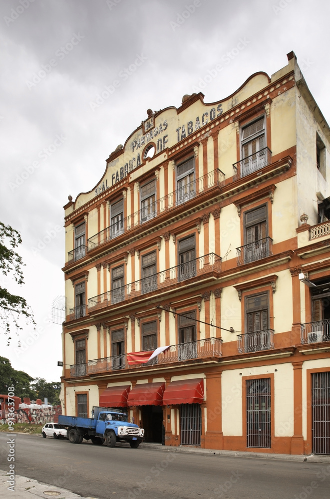 Tobacco factory in Havana. Cuba