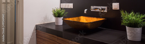Fotografija Modern washbowl in luxury toilet