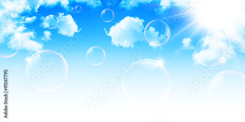 空　青空　背景