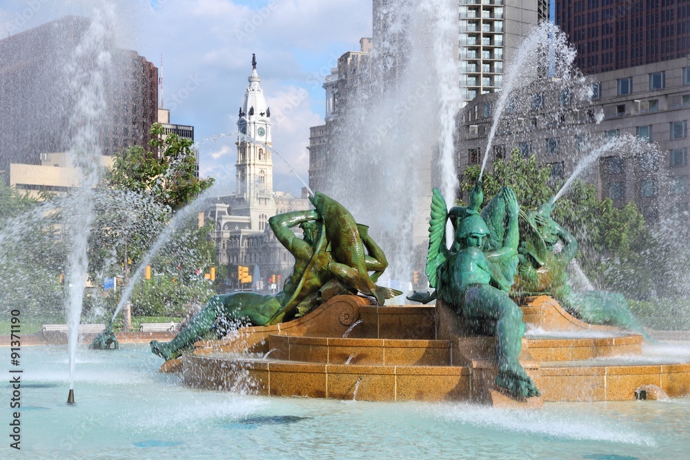 Naklejka premium Philadelphia