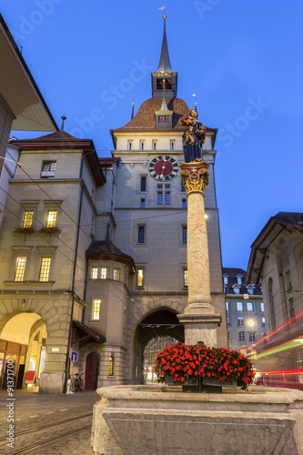 The Prison Tower in Bern, Switzerland photo