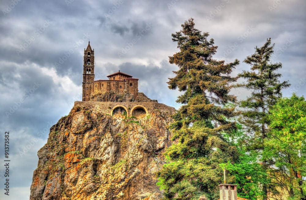 Saint Michel d'Aiguilhe, a chapel in Le Puy-en-Velay, France