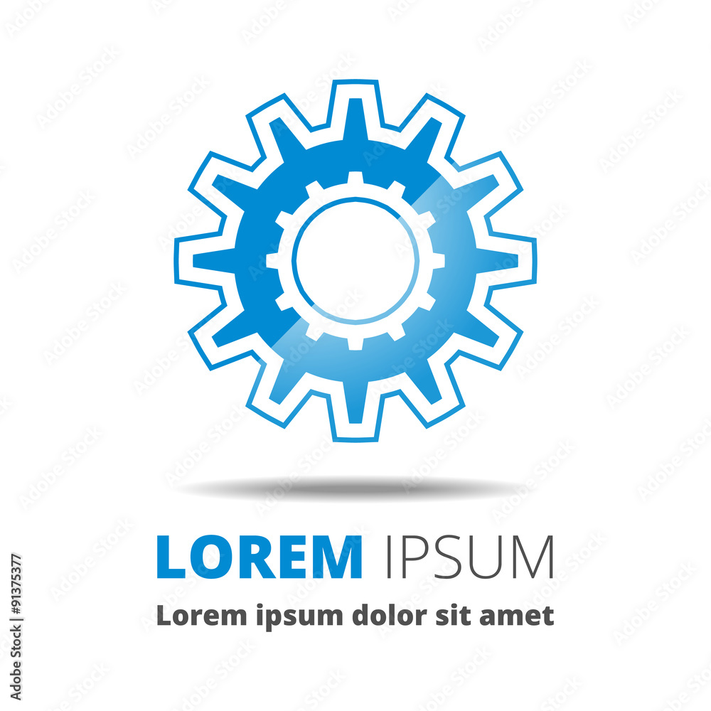 Business Abstract Gear logo Business Abstract Gear logo