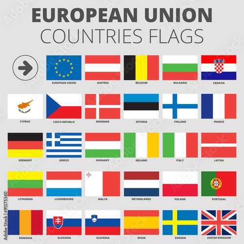 European Union country flags