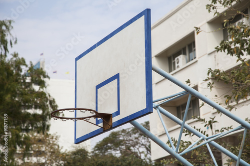 old Basketball hoop