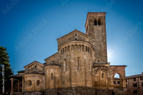 La Collegiata Castell'Arquato front