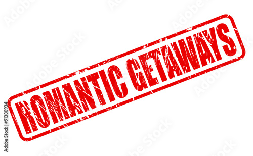 ROMANTIC GETAWAYS red stamp text