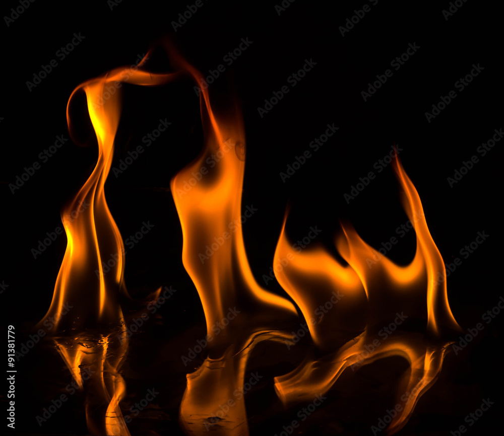 Fototapeta premium Fire flames