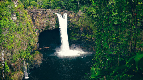 Rainbow Falls in Hilo on the Big Island of Hawaii photo