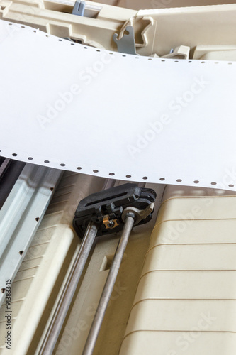 Dot matrix printer.