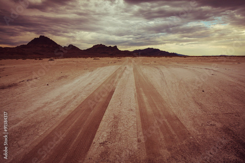 Road in desert