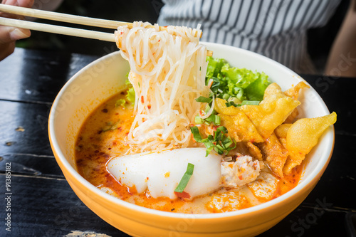 Spicy Noodle  Thai style 