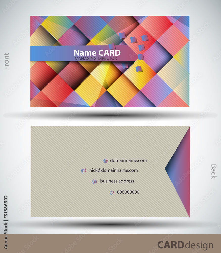 Fototapeta premium Card design