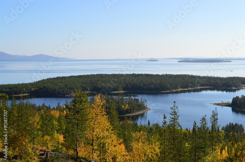 осень.белое море.острова.