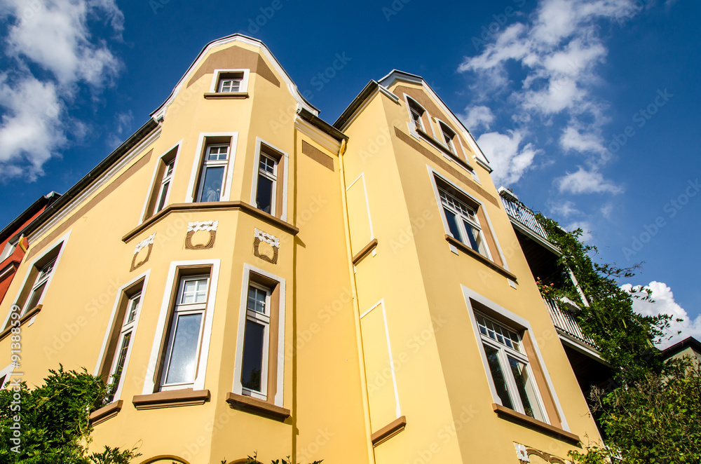 Altbau Fassade in Deutschland