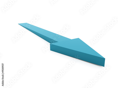 Business arrow concept background rendered