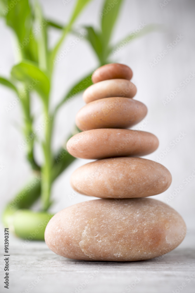 Fototapeta premium Spa stones.