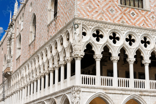 Foto The Doge Palace - Venice Italy / Detail of the Doge Palace (Palazzo Ducale) in St
