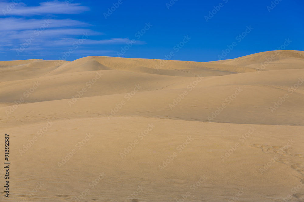 Maspalomas Duna - Desert in Canary island Gran Canaria