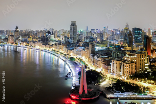 Canvas Print Shanghai (The Bund)