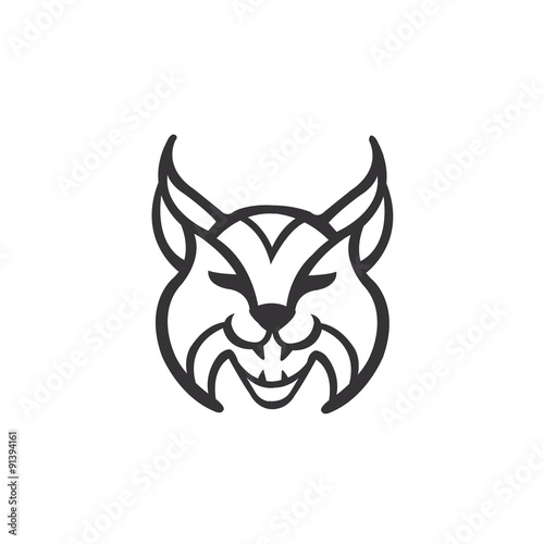 Vector Illustration of lynx Icon